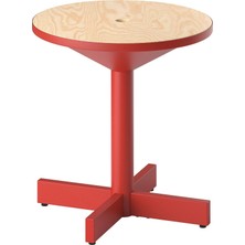 Ikea Grımsarbo Çamkırmızı Yan Sehpa