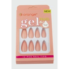 Zero Land Shophnrl Orange Yapıştırıcılı Jel Takma Tırnak Yavruağzı