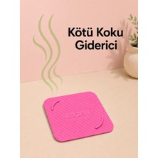 Ozzen Pembe Kötü Koku Böcek Önleyici Silikon Mat Banyo Mutfak Lavabo Balkon Gider Tıpası Kapağı