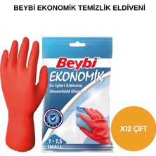 Beybi Arge Toptan Ekonomik Temizlik Eldiveni 12 Adet No 9-9.5
