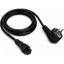 1.5 Metre Notebook Güç Kablosu 3 Pinli Adaptör Kablosu Laptop Adaptör Kablosu 3 Uçlu Power Kablo Bilgisayar Güç Kablosu 3 Girişli Adaptör Şarj Kablosu