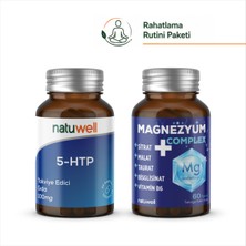 Natuwell 5 HTP 100 mg 30 Kapsül ve Magnezyum Complex 60 Tablet