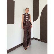 Very Moda Puantiyeli Pantolon | D3075