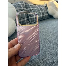 Mavi Makro Krom Parlaklığında 3D Dalgalı Yüzey Ipone 17 Pro Max Kılıf
