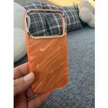 Mavi Makro Krom Parlaklığında 3D Dalgalı Yüzey Ipone 17 Pro Max Kılıf
