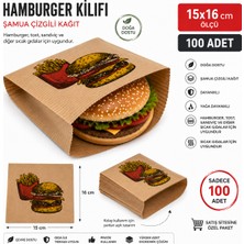 Barışkan 100 Adet 15X16 Hamburger Kagıdı