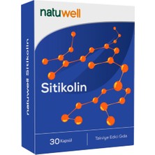 Natuwell Sitikolin 250 Mg Takviye Edici Gıda 30 Kapsül