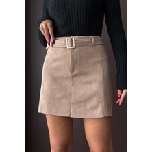 Very Moda Kemerli Etek | F1801