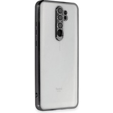 Kmrsfres Newface Xiaomi Redmi Note 8 Pro Kılıf Razer Lensli Silikon - Siyah