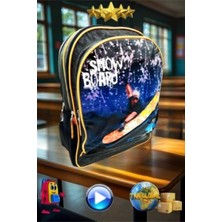 TAN EXPRESS Lüx Okul Sırt Çantası Üç Gözlü Ilk Öğretim Erkek 41X30X18 cm 1 Adet (Videolu)