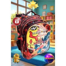 TAN EXPRESS Lüx Okul Sırt Çantası Üç Gözlü Ortopedik Ilk Öğretim Erkek 40X29X21 cm 1 Adet (Videolu)