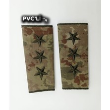 Başaran Ticaret Kamuflaj Yüzbaşı Rütbesi Yeni Kamuflaj (Pvc'li)