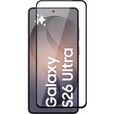 CepStok Samsung Galaxy S26 Ultra 5d Tam Kaplayan 9h Temperli Ekran Koruyucu