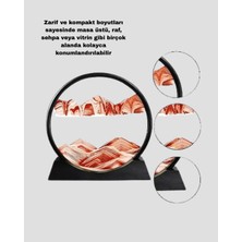 Astraltech Şeffaf Dekoratif Kum Saati – Dayanıklı Gövde, Minimalist Stil, Masa ve Vitrin Aksesuarı