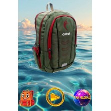 TAN EXPRESS Lüx Okul Sırt Çantası Üç Gözlü Ortaokul Lise Unisex 44X31X20 cm 1 Adet (Videolu)