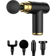 Enco Store 4 Başlıklı USB Şarj Olabilen Masaj Tabancası