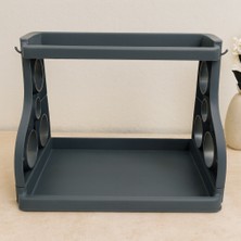 Enco Store Mutfak Tezgah Üstü Düzenleyici Organizer - Gri
