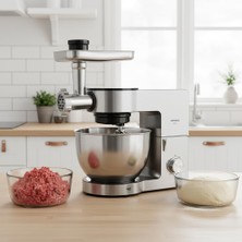 Multichef Ultra Kıyma Çekme/sucuk-Sosis/içli Köfte Ap. Hamur Yoğurma Makinesi 2000W 8l Inox