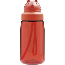 Oby Kids Tritan Çocuk Şişesi, Oby Pipetli Kapak, 0,45 L, Kırmızı