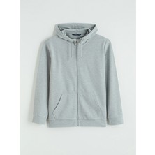 Lc Waikiki Yeni Sezon Kapüşonlu Erkek Fermuarlı Sweatshirt