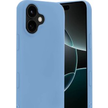Enco Store Apple Iphone 17 Nano Içi Kadife Silikon - Mavi