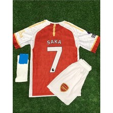 Arsenal 2023-24 Yeni Sezon Bukayo Saka Çocuk Forması 3'lü Set