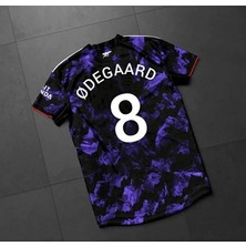 Arsenal 2023/24 Yeni Sezon Ødegaard Özel Konsept Forması (Mor)