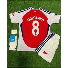 Arsenal 2024-25 Yeni Sezon Martin Ødegaard Iç Saha Çocuk Forması 4^lü Set