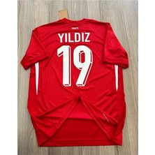 Kenan Yıldız Türkiye Milli Takımı Deplasman Yetişkin Taraftar Forması (Red)