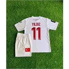 Türkiye 2026 Dünya Kupası Kenan Yıldız Iç Saha Çocuk Forması (White)
