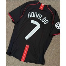 Manchester United 2008 Sezonu Cristiano Ronaldo Yetişkin Forması (Black)