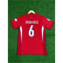 Türkiye Euro 2024 Orkun Kökçü Yetişkin Forması (Kırmızı)