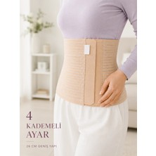 Laraheiser 26 cm Abdominal Korse Doğum Sonrası 4 Kademeli Ayarlanabilir Karın Bel Korsesi
