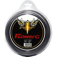 PowerG 4 Köşe Sert Plastik Misina 3.3mm 42M