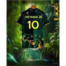 Brezily Neymar Yeşil 10- Isimli Forma