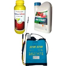 Upl Mebor 5 Priva 1lt/bm Start 1LT-BOR-ÇINKO-AZOT-MOLIBDEN+/16LT Ilaçlama Pomp-Çiçek Meyve Tuttrucu Set