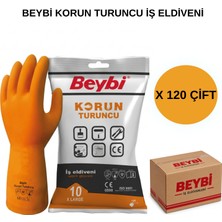 Beybi Arge Toptan Korun Turuncu Iş Eldiveni 12 Adet No 9