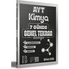 Benim Hocam Yayınları Ayt Kimya 7 Günde Genel Tekrar Kampı