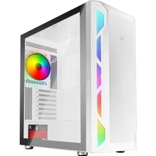 Powerboost PB-P3701BW Atx Argb Fan 80+ Beyaz 650W Gamıng Kasa