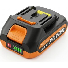 Azurtech Ahv-21 18.5V 2.0AH Li-Ion Şarjlı Batarya | Type-C Şarj Girişli, LED Göstergeli Yedek Süpürge Aküsü