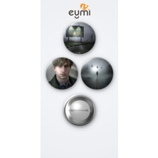 Eymi Design Silent Hill Oyunu 3'lü Metal Rozet Seti 58MM Iğneli Buton Çanta Yaka Rozeti