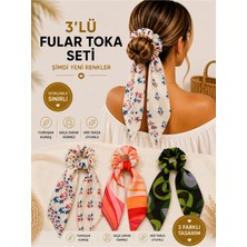 My Takı Store Fularlı 3 Lü Toka Seti