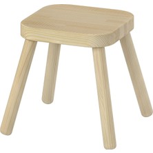 Ikea Flısat Çam 32X32X28 cm Çocuk Taburesi