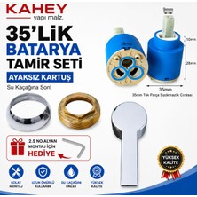 Kahey 35’lık Batarya Tamir Seti Kol Musluk Tamir Seti, Kartuş Huni Baskı Somunu