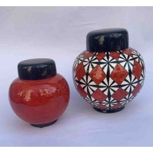 Arbe Art Gallery Seramik Küre Küp Yıldız Desen