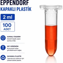 Labolist Eppendorf Kapaklı Plastik  2 ml - 100 Adet