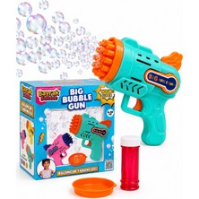 Global Toys Çok Delikli Pilli Köpük Atan Tabanca- Baloncuk Tabancası- Big Bubble Gun