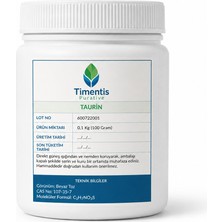 Timentis Purative Taurin 100 Gram (Hammadde)
