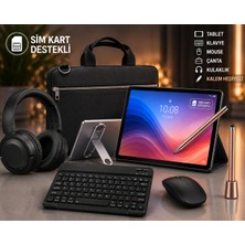 Lenovo Tab 4gb/128 GB 10.1"inch Tablet+Şeffaf Kılıf+Siyah Klavye ve Mouse+Kalem+Kulaklık+ Taşıma Çantası