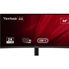 Viewsonic Vıewsonıc VA3420C Usb-C Hublı 34 21:9 Kavıslı Monıtor
